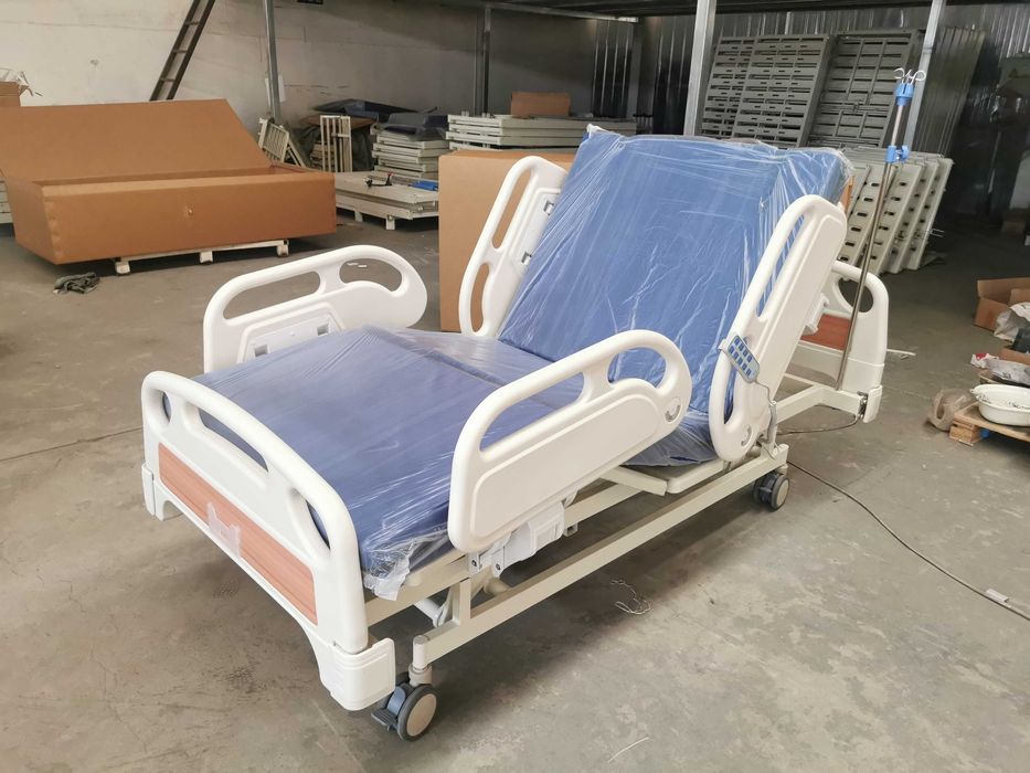 Pat electric medical de spital 3 functii sau multiple cu telecomanda