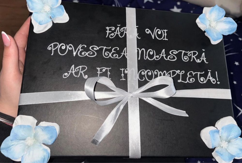 Cutii cadou personalizate pentru cele mai speciale momente!        (Prețurile difera in funcție de modelul ales .)
