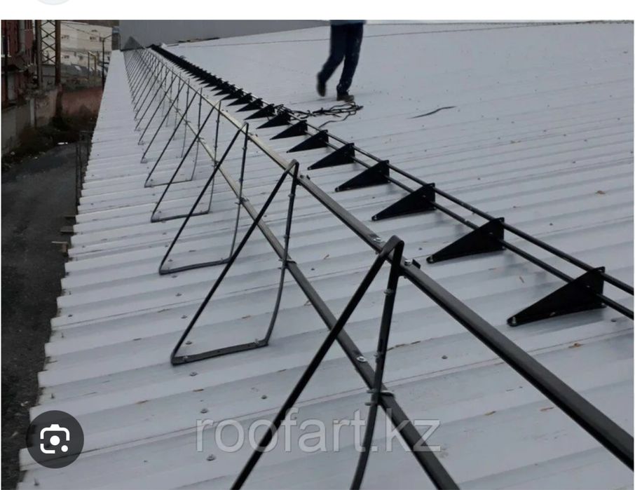 Кровельное ограждение, снегозадержание