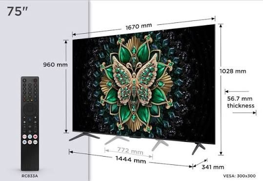 Tcl 75C6K QD-mini-led 144hz