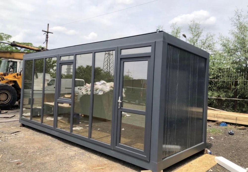 container chioșc vitrina 6,00x2,50