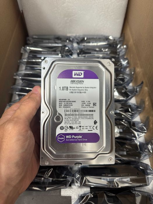 Жёсткий диск WD PURPLE HDD 1 ТБ
