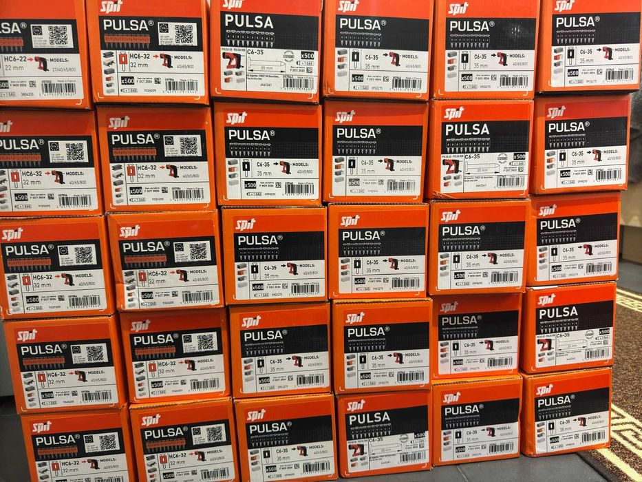 Стоманени пирони Spit Pulsa с газ в срок на годност