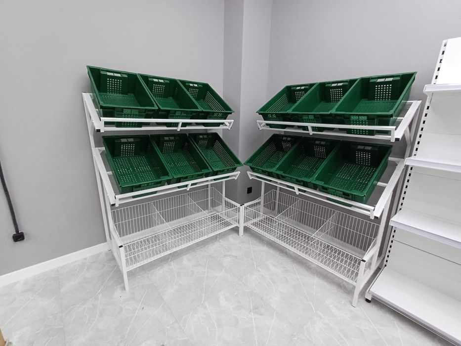 Полки овощной стеллаж