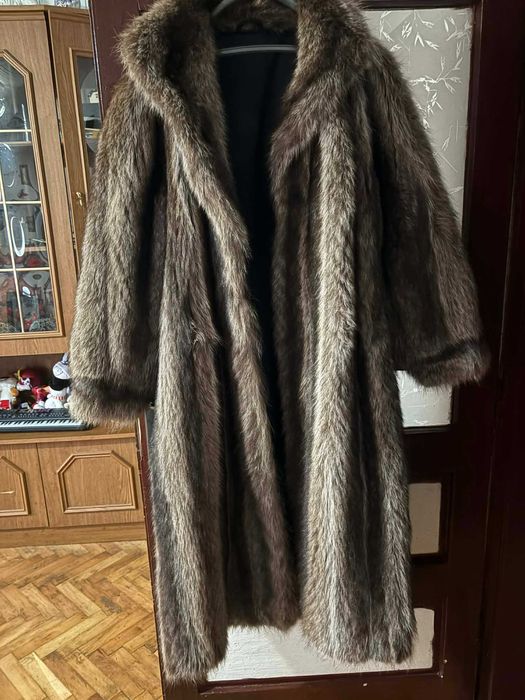 haină de blană naturală