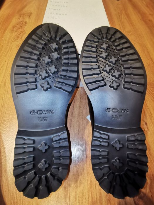 Pantofi Geox Cannaregio,noi,piele,calapod lat, tehn. Respira, mar. 44