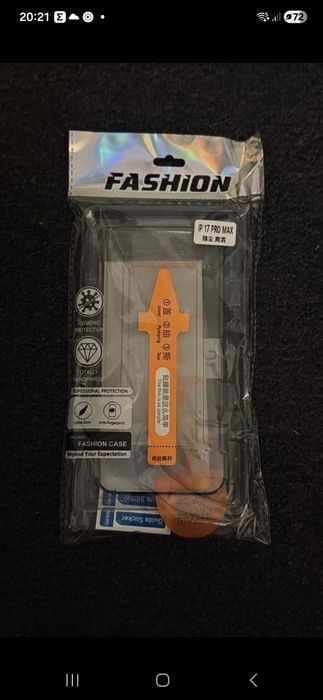 Iphone 17 Pro Max - husa incarcare wireless + folie ecran cu aplicator