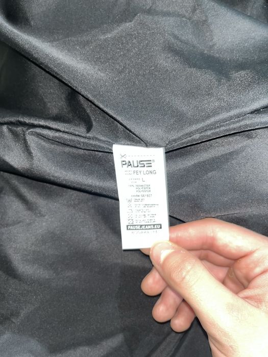 Pause Jeans Мъжко Яке Дълго, Зелено Размер Л/L