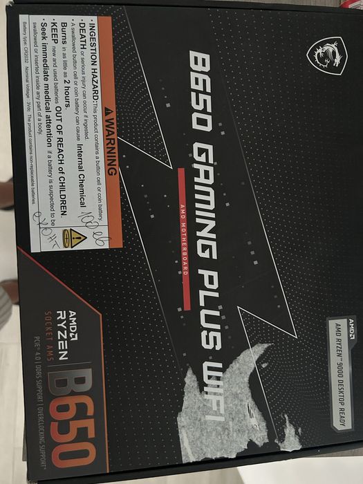 Дънна платка MSI B650 Gaming plus Wifi, Bluetooth
