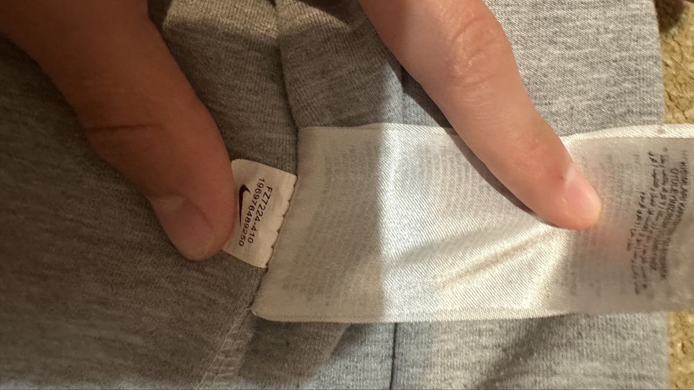 nike tech gray size:s