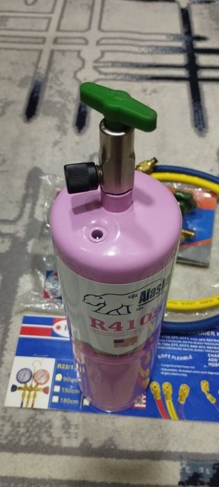 Набор для заправки кондиционеров R22 R410A R134a манометр шланги