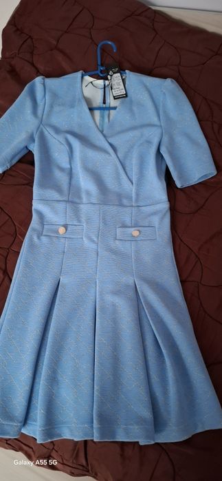 Дамска  синя рокля