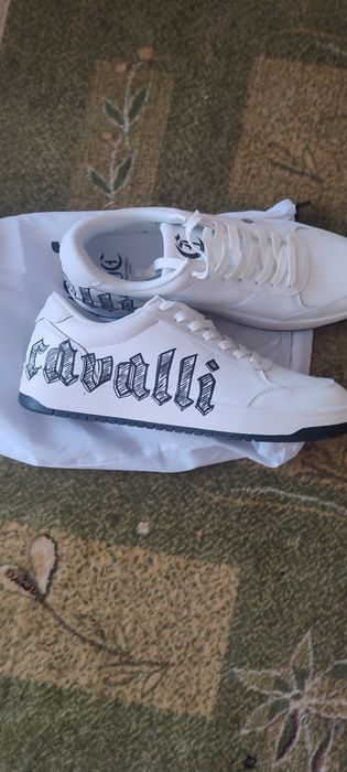 Oferta Adidasi originali Just CAVALLI marimea 44 45 noi de piele originali 100%