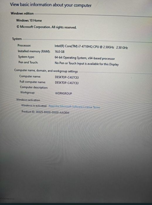 Schimb laptop Lenovo gaming cu tabletă  citiți descriere