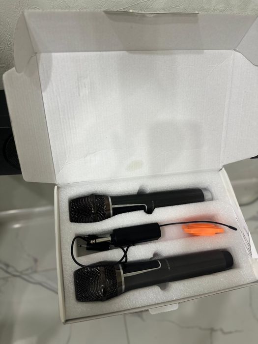 караоке Sony с двумя микрофонами в отличном состоянии