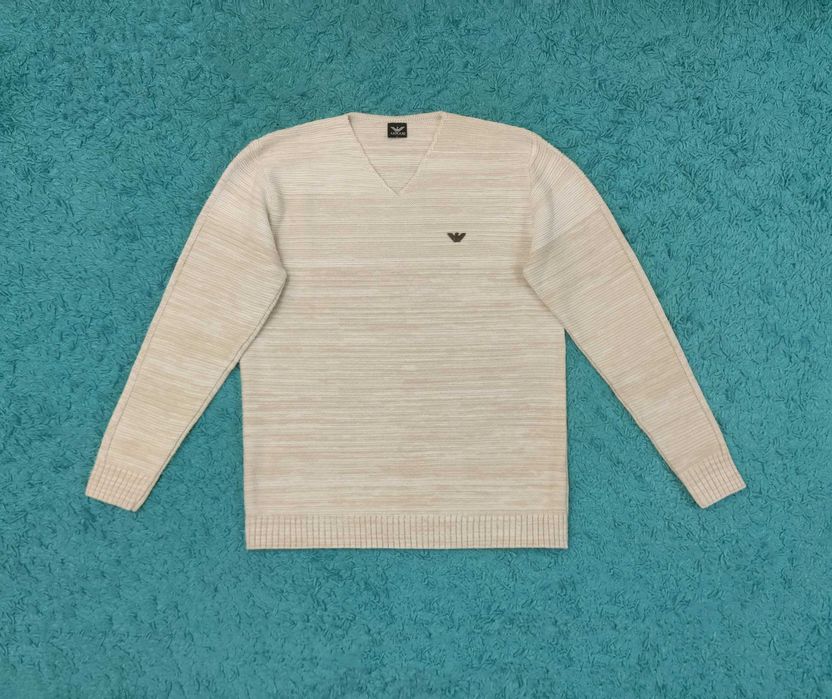 Pulover Emporio Armani - Beige Knitt
