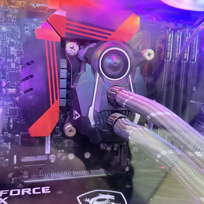 MSI Z170A PRO/RTX 3060 Ti/32GB DDR4/480GB/Водно охлаждане Artic/RGB