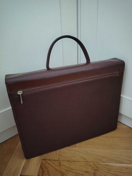 geanta din piele, tip servieta–marca office!