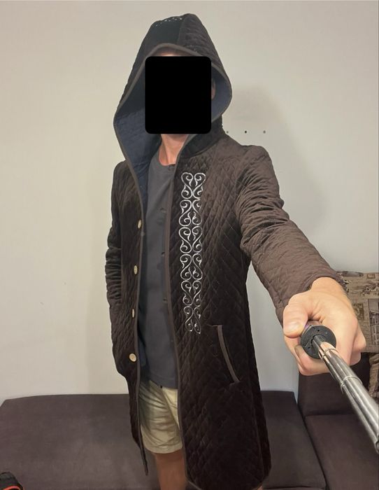 Шапан с капюшоном, размер М