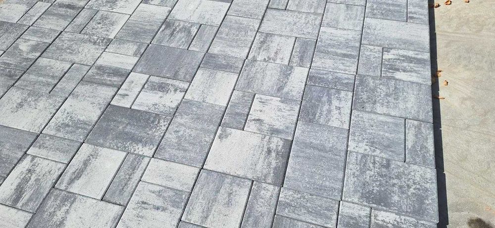 REDUCERE! Pavaj City Trio combi 4 cm, grafit nuantat, gri bazalt