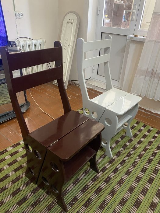 Стульчик-стремянка трансформер | Удобный и прочный | Для дома и кухни