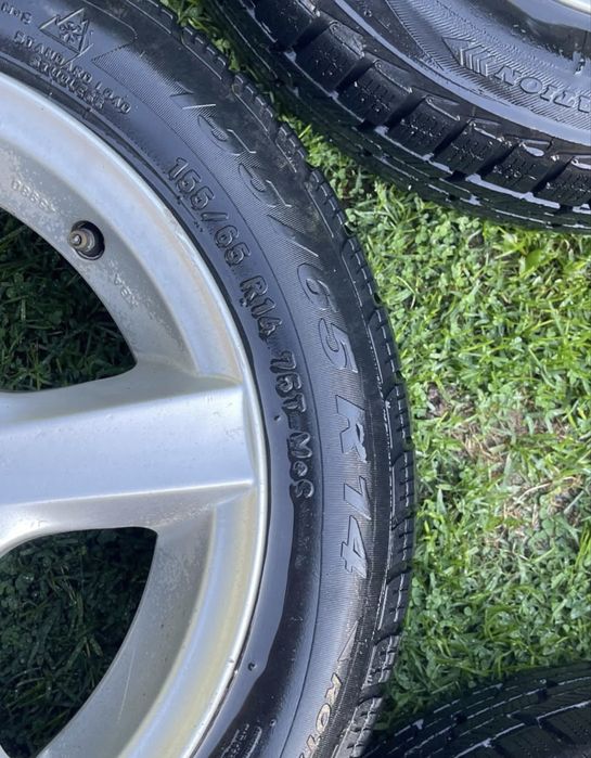 Dezent jante cu cauciucuri MS 4x100 14 ich et38