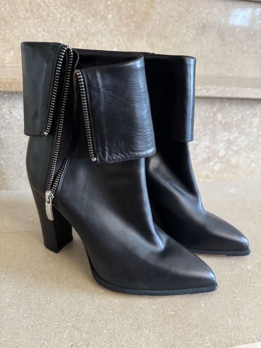 Италиански боти 39 номер естествена кожа