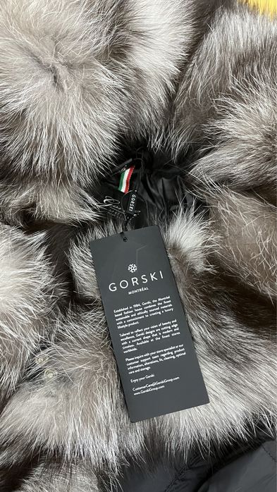 Gorski Montreal дамска парка с естествен косъм лисица и гъши пух