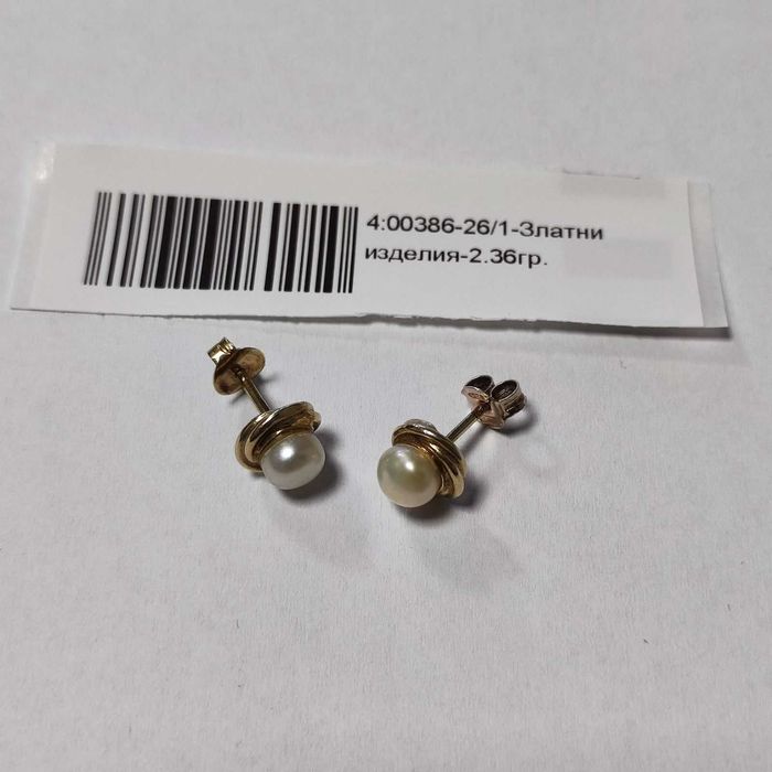 Златни обеци 2.36гр.