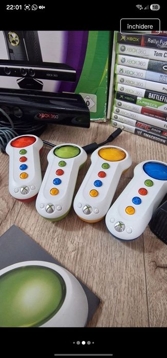 Xbox 360 Slim 250GB + 33 jocuri