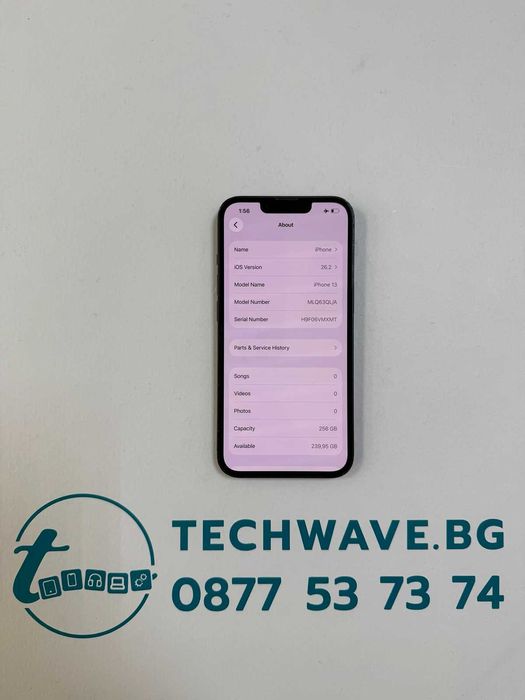 Apple iPhone 13 256GB Blue 100%