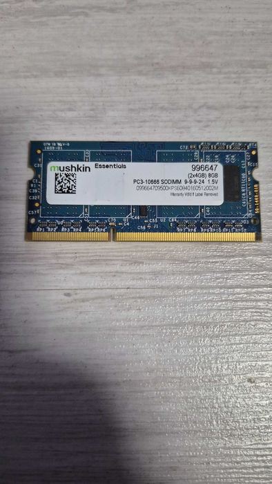 Memorie RAM Laptop 4GB DDR3 1333MHz SODIMM - Mushkin Essentials