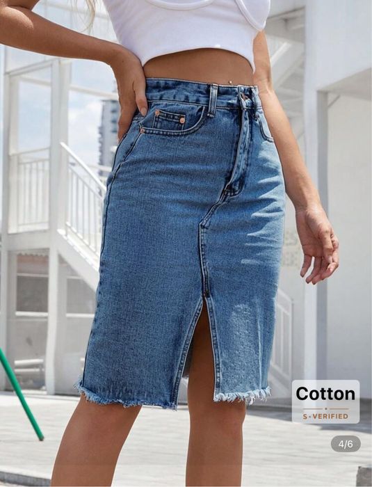 Дънкена пола от Shein / Шийн