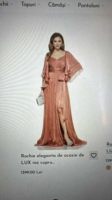 Rochie lunga, de ocazie, din voal - marimea 46-48, XL
