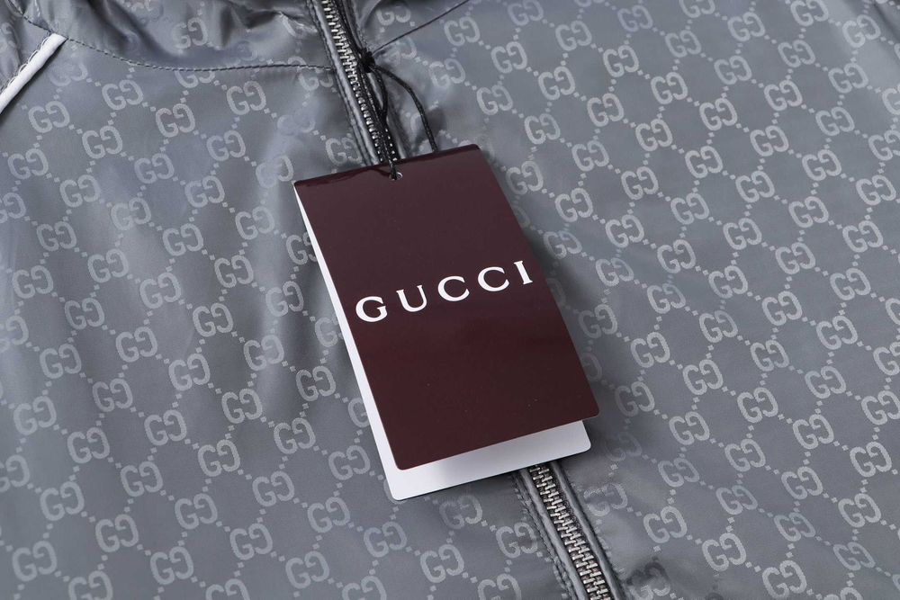 Gucci All-over Monogram Reflective Stripe Couple Bawełna Ja