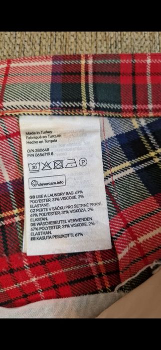 Pantaloni in carouri, mas. 42, H&M
