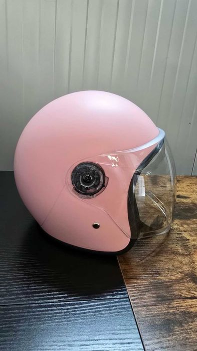 Casca moto/scuter unisex, marime universala, Roz