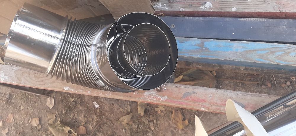 Коаксиальная дымоотводная труба газового котла