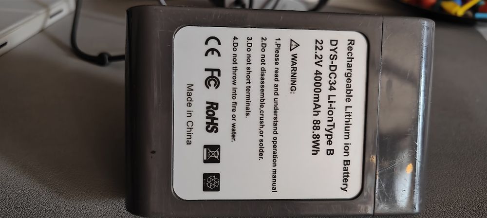 Аккумулятор для пылесоса Dyson DC34