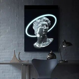 Стильные картины с неоном