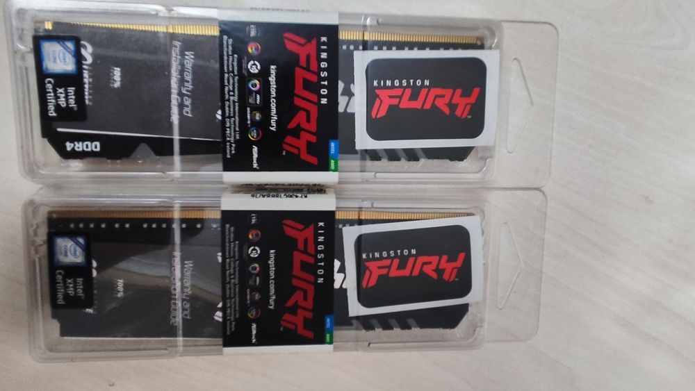 DDR4 Kingston Fury Beast 32gb (16x2) 3600mhz идеал