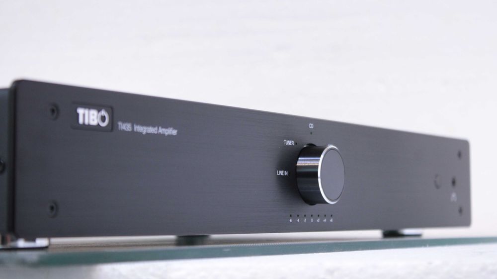 Amplificator integrat TIBO TI435 AMP, 2 x 50W RMS, Intrare Optică,