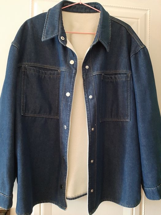 Джинсовая утепленная куртка