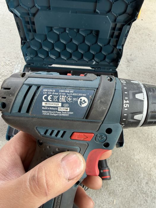 Bosch GSR 12V-15 винтоверт