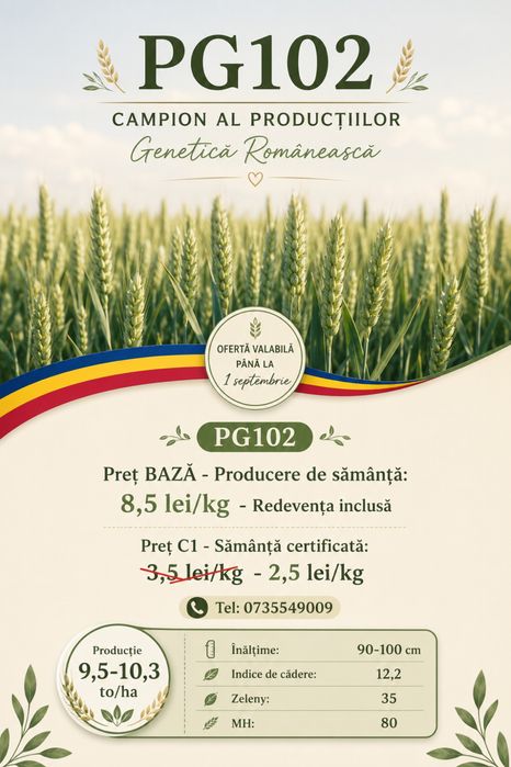Grâu românesc PG 102