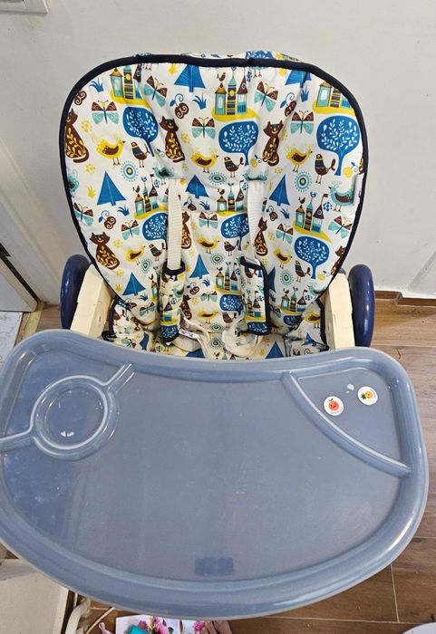 Vand Scaun de masa Mappy, reglabil, 6 - 36 luni, navy-blue