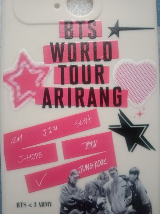 Redmi 10c чехол BTS world tour arirang