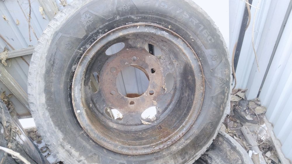 Колесо с диском и без