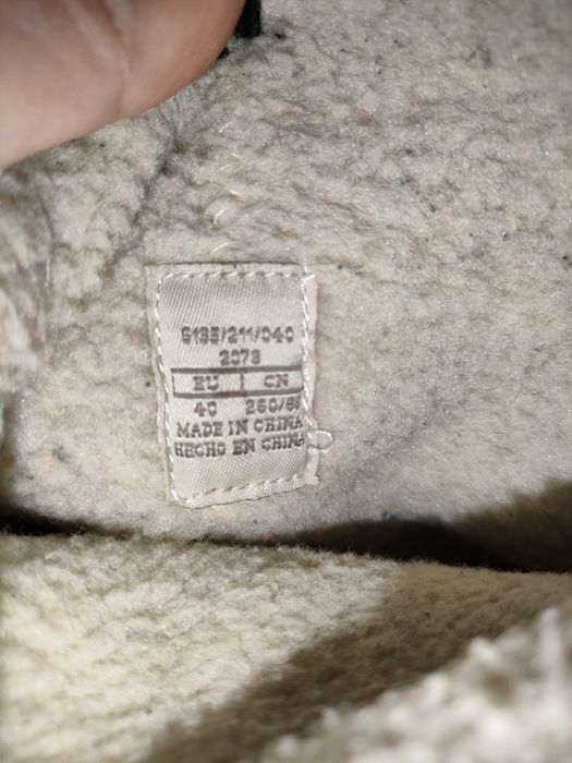 Cizme negre piele întoarsă Pull & Bear mărime 40