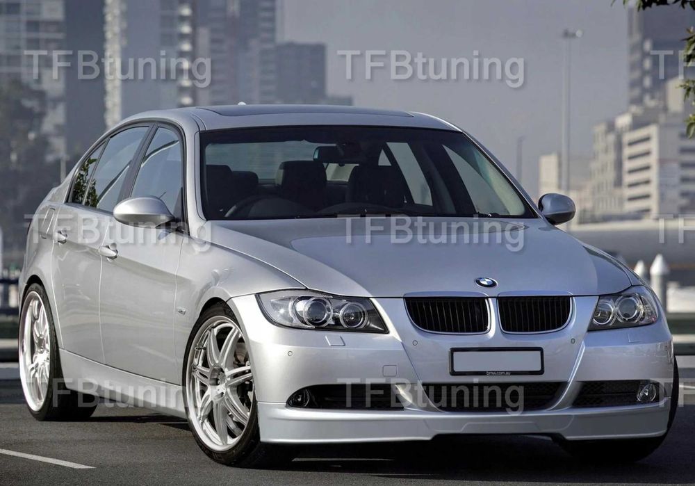 Prelungire bara fata fusta spoiler lip BMW Seria 3 E90 E91 2005-2008